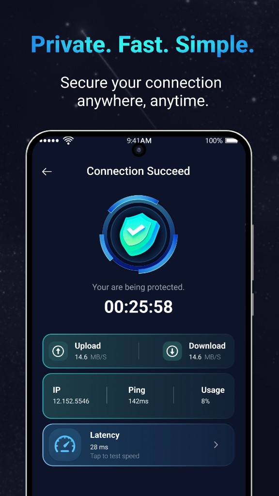 SwiftNet connection success with protected status